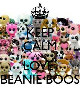 Keep Calm And Love Beanie Boos Carry On Image