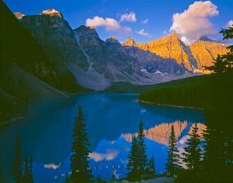 Wallpaper Background Scenic Moraine Lake Sunrise Banff National