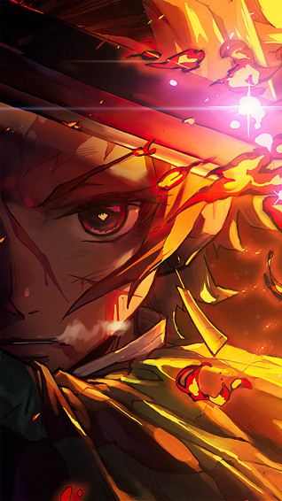 Tanjiro Kamado Flame Kimetsu No Yaiba 4k Rare Gallery