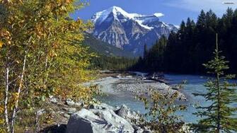 River Wallpaper Mountain And