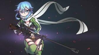 Sinon Gun Gale Online Sao HD Background Wallpaper