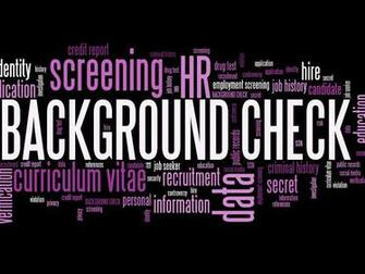 Background Checks For Employment