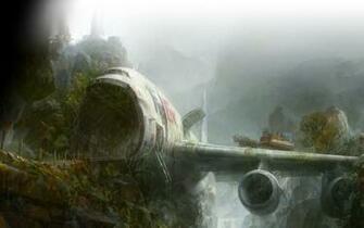 Crash Site Desktop Wallpaper Airplane Background