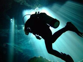 Scuba Diving Diver Ocean Sea Underwater Wallpaper Background