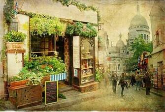 Wallpaper Street Vintage France Paris Basilica Sacred Heart Of