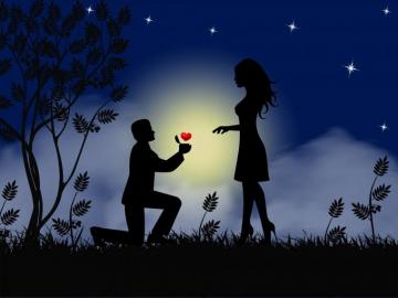 Love People Silhouette Romantic Couple Man Artistic Cute