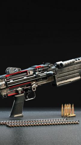 M249 Saw Wog Wallpaper