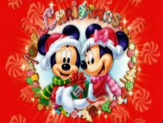 Mickey Mouse Christmas Background