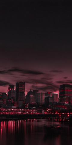 Wallpaper Sunset Scenery City