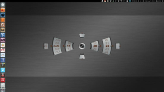 Use Wallpaper Clocks Live Earth In Ubuntu With Slidewall