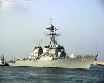 Us Navy Arleigh Burke Class Guided Missile Destroyer Wallpaper