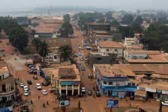 Stunning Aerial Of Central African Republic Wallpaper