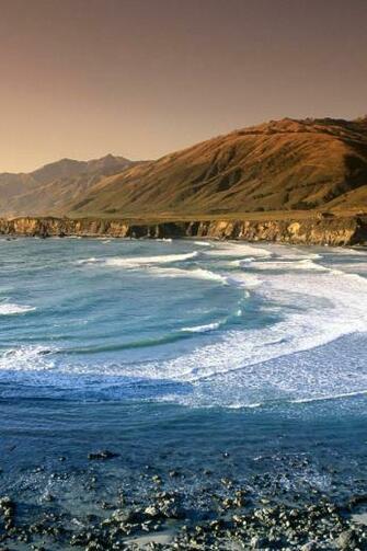 Sand Dollar Beach And Santa Lucia Range California Usa Desktop