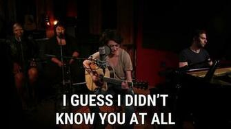 Didn T Know You Acoustic Version Lyrics Karmin Song In Image
