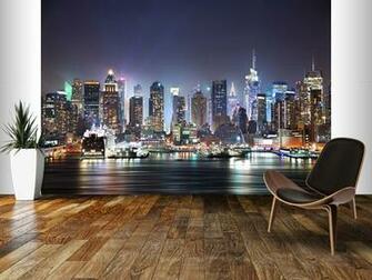 Manhattan Skyline Wallpaper Mural Jpg