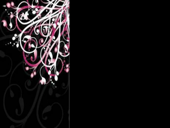 Beautiful And Black Pink White Wallpaper All