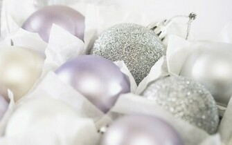White Christmas Ornaments Decorations No