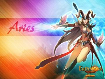 Aries Zodiac Cartoon Wallpaper Desktop