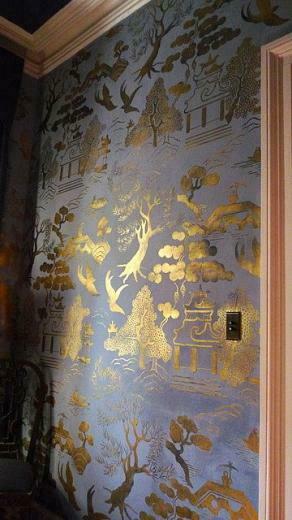 Gilt Chinoiserie Walls Matt Austin Wallpaper