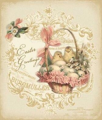 Vintage Easter Janetk Design Digital Stuff