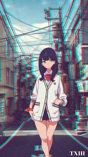 Rikka Mobile Wallpaper Stylistic Real Photo Glitch 9gag