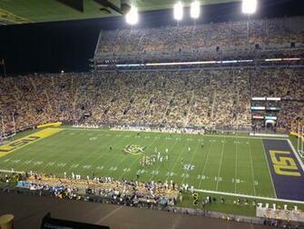 Lsu Tiger Stadium Wallpaper Extends Lead To On A