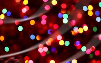 Christmas Lights Background Wallpaper