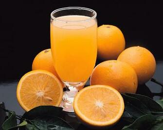 Orange Juice Wallpaper Stock Photos
