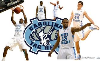 Unc Tar Heels Logo Wallpaper North Carolina