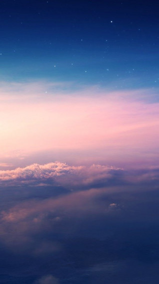 Beautiful Sky Clouds Sunset Wallpaper iPhone