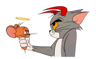 Angel Jerry And Devil Tom HD Cartoon Wallpaper Car By Lorakola On