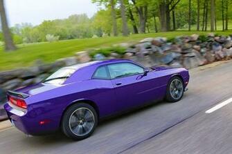 Dodge Challenger Srt8 Rear Photo Plum Crazy Pearl Coat Color