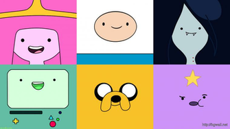 Home Cartoons Cute Face Adventure Time Wallpaper