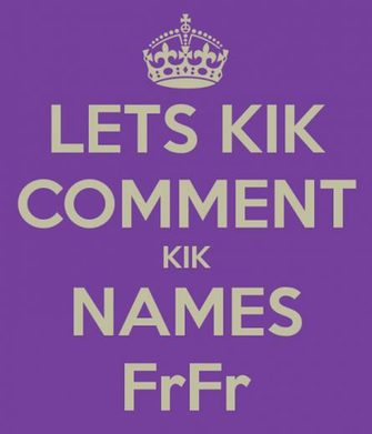 Lets Kik Comment Names Frfr Keep Calm And Carry On Image