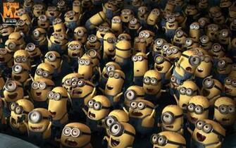 Crowd Despicable Me Cartoon Movie Wallpaper