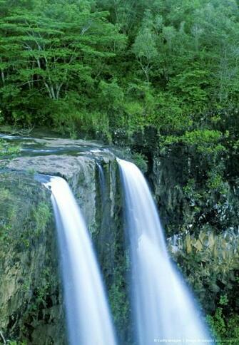 Wailua Falls Lihue Kauai Hawaii The Aloha State