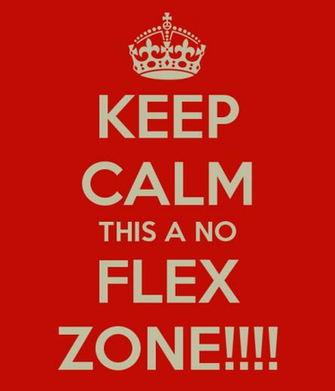Keep Calm This A No Flex Zone Png