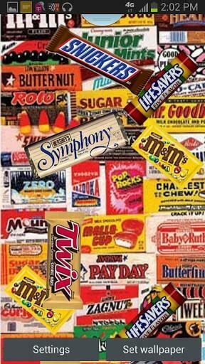 Candy Wrappers Live Wallpaper For Android Appszoom