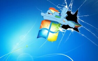Rainbow Dash Broken Desktop Wallpaper By Daniel10alien