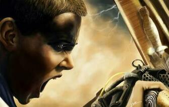 Wallpaper Art Mad Max Fury Road Furiosa