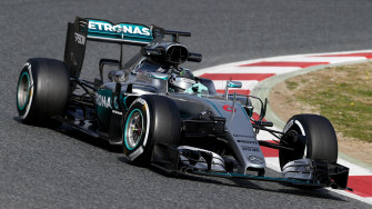 Car Race F1 Hybrid Mercedes Amg W07