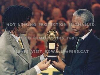 Ruud Gullit And Nelson Mandela Politician
