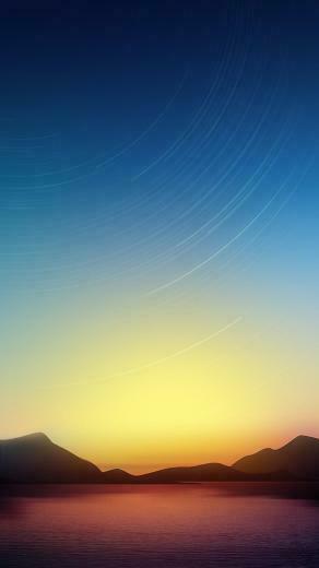 HD Dusk Sky Sea Sony Xperia Wallpaper Mobile Background