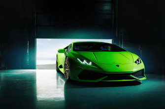 4k Green Lamborghini Huracan Wallpaper HD Cars