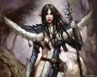 Fantasy Girl Art Poster Print Wallpaper