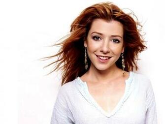 American Actress Television Celebrity Alyson Hannigan Wallpaper