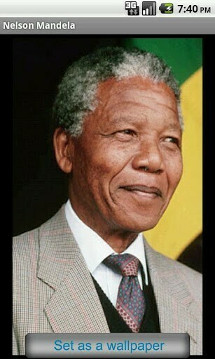 Bigger Nelson Mandela HD Wallpaper For Android Screenshot