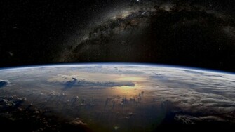 Milkyway And Earth HD Wallpaper FullHDwpp Full