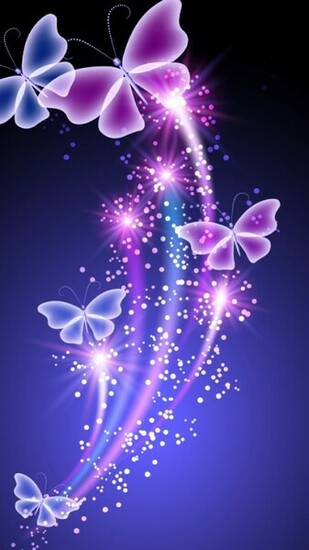 Abstract 3d Butterfly For Apple iPhone Wallpaper HD