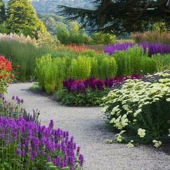 English Flower Garden Wallpaper